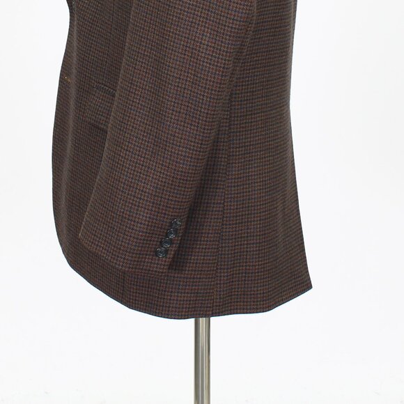 Chaps 38R Brown Blazer Sport Coat Jacket 2-Button Check Y561 - Picture 8 of 11
